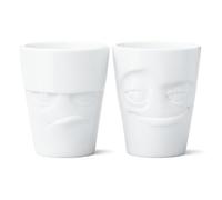 Fiftyeight Beaker Set #1 Grumpy and Impish, White