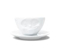 FiftyEight, coffee cup, porcelain, white, 13 cm x 13 cm x 7.3 cm, T014601