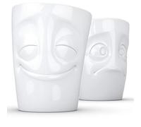 Fiftyeight Cup Set #2 Amused and Perplexed White