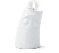 FIFTYEIGHT PRODUCTS Mugs and candle music "Verschmust (large candle holder, white, made in Germany)