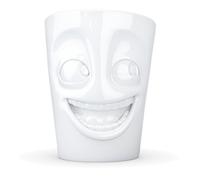 FIFTYEIGHT PRODUCTS Mugs with Handle Funny (Porcelain, 350 ml, White, Made in Germany)