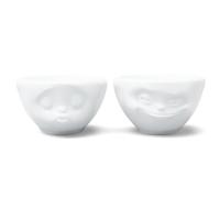 FiftyEight Products Set of Dip Bowls in Kissing and Grinning Designs
