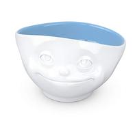 FiftyEight TV Cup, Bowl, Crazy in Love, for Müsli and Dessert, Porcelain, Ocean (Inside), 500ml, T01