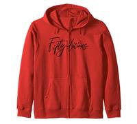 Fiftylicious 50 Years Old For Women Her, Funny 50th Birthday Zip Hoodie