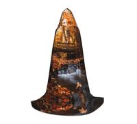 fig. intimate and understanding friend S Printed Halloween Wizard Cape | Themed Party Costume | Adult/Youth Cosplay Cape | Sizes S M L