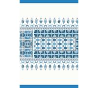 Fig&Olive Palestinian Heritage Notebook Journal for Writing and Reflection: Blue and White Traditional Palestinian Tatreez Cover | 120 lined pages | ... Co-Worker Palestinian Palestine Supporter