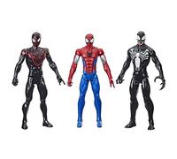 Marvel Spider-Man Titan Hero Series Miles Morales, Spider-Man and Venom