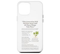 Fig Tree Israel Generation Shall Not Pass Away Case for iPhone 12 Pro Max