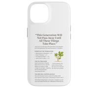 Fig Tree Israel Generation Shall Not Pass Away Case for iPhone 14