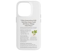 Fig Tree Israel Generation Shall Not Pass Away Case for iPhone 14 Pro