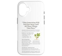 Fig Tree Israel Generation Shall Not Pass Away Case for iPhone 16