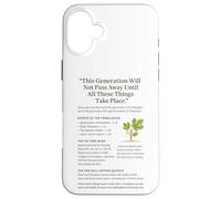 Fig Tree Israel Generation Shall Not Pass Away Case for iPhone 16 Plus