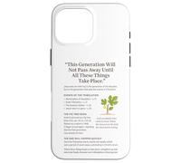 Fig Tree Israel Generation Shall Not Pass Away Case for iPhone 16 Pro Max