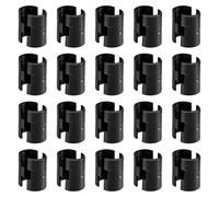 Figame Wire Shelf Clips, 40 Pack Wire Shelving Shelf Lock Clips for 1" Post Shelvings Sleeves,20 Pairs of Wire Rack Lock Clip,Fits with Thunder Group,Honey Can Do,Eagle,Metro,Regency,Alera & More