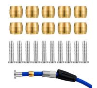 FIGCY 10 Sets BH90 Mountainbike Disc Brake Olive and Insert Plug Suitable for Shimano Brakes Oil Connector for Brake Systems