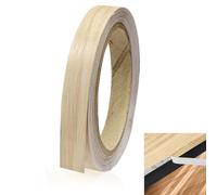 FIGCY 10m Self-Adhesive Oak Veneer Edging Tape for Wood Edging Trim and Worktop Restoration DIY Light Oak Edging Strip, Peel and Stick Wood Veneer for Furniture Decoration with Maple Effect Finish