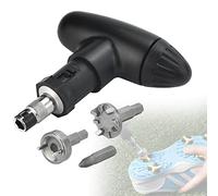 FIGFYOU Golf Shoe Spike Tool Kit: Universal Cleat Wrench & Remover with ABS Handle - Durable Stud Key for All Golf Spikes