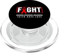 Fight Bleeding Disorders - Bleeding Disorders Awareness PopSockets PopGrip for MagSafe