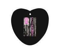 Fight Breast C-ancer US Flag 1Pcs Car Air Freshener Automotive Aromatherapy Tablets Hanging Scented Cards for Room Bathroom Love form