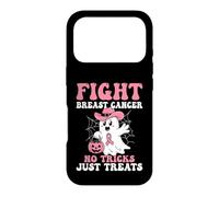 Fight Breast Cancer No Tricks Just Treats Case for iPhone 17 Pro