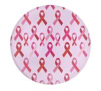 Fight Breast Cancer Ribbon Cute Fridge Magnets Glass 4cm Refrigerators Stickers Kitchen Decor