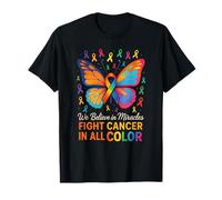 Fight Cancer Butterfly Ribbon T-Shirt