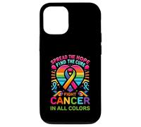 Fight Cancer In All And Every Color Ribbons Find Cure Case for iPhone 12/12 Pro