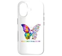 Fight Cancer In Butterfly Fight Cancer Ribbons Case for iPhone 17