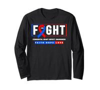 Fight CHD Disease - Fight Congenital Heart Defect Awareness Long Sleeve T-Shirt