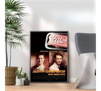 Fight Club, 90s Movie Print Vintage Nostalgic Film Poster, A4 and A3 Size Frame Options Available,Great Home, Pub, Café, Bar Decoration Wall Art Print, House gift for movie lovers (A3 Print Only)