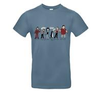 Fight Club Doodle Series Tee Mens Crew Neck Short Sleeve T-Shirt Top - XXL Multi