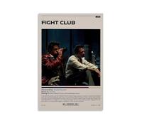 Fight Club Poster Classic Vintage Movie Cover Music Posters for Room Aesthetic Canvas Wall Art Bedroom Decor12x18inch(30x45cm)
