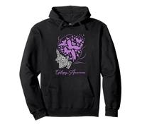 Fight Cure Faith Love Hope Epilepsy Awareness Butterfly Pullover Hoodie