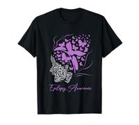 Fight Cure Faith Love Hope Epilepsy Awareness Butterfly T-Shirt