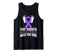Fight Dementia Walk Proud Walk for Cure Dementia Awareness Tank Top