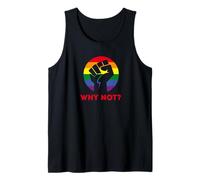 Fight Fist Rebel Anti Rainbow CSD Gay LGBTQ++ Tank Top