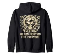 Fight For Social Justice Equal Rights Social Activist Zip Hoodie