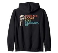 Fight For Social Justice Equal Rights Social Activist Zip Hoodie