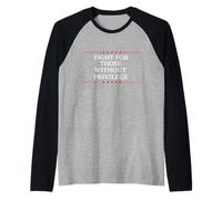Fight for those without privilege Democrat Liberal Rights Raglan Baseball Tee