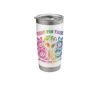 Fight for Those Without Your Privilege Civil Rights Floral Stainless Steel Insulated Tumbler