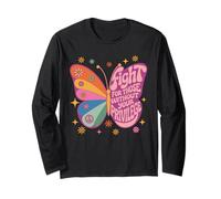 Fight For Those Without Your Privilege Groovy Butterfly Long Sleeve T-Shirt
