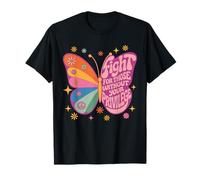 Fight For Those Without Your Privilege Groovy Butterfly T-Shirt