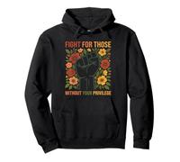 Fight For Those Without Your Privilege, Retro Women Rights Pullover Hoodie