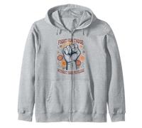 Fight For Those Without Your Privilege Social Equality Zip Hoodie