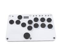 Fight Gaming Controller with Low Latency and Mode 13 Keys for PC and Retro Gaming Frosted Black