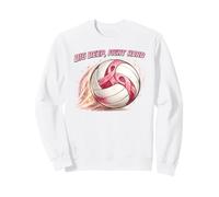 Fight Hard Volleyball Pink Ribbon Breast Cancer Shirt Sweatshirt