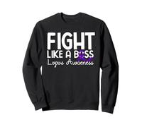 Fight Like a Boss Lupus Awareness Support Heroes Unite Sweatshirt
