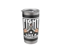 Fight Like A Champion Muay Thai Stainless Steel Insulated Tumbler