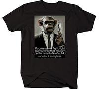 Fight Like The Third Monkey Trying to get on Noahs Ark Suit Gun Pistol Jet Black(Small)
