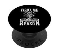 FIGHT ME IF YOU WISH BUT REMEMBER I AM OLD FOR A REASON PopSockets Adhesive PopGrip